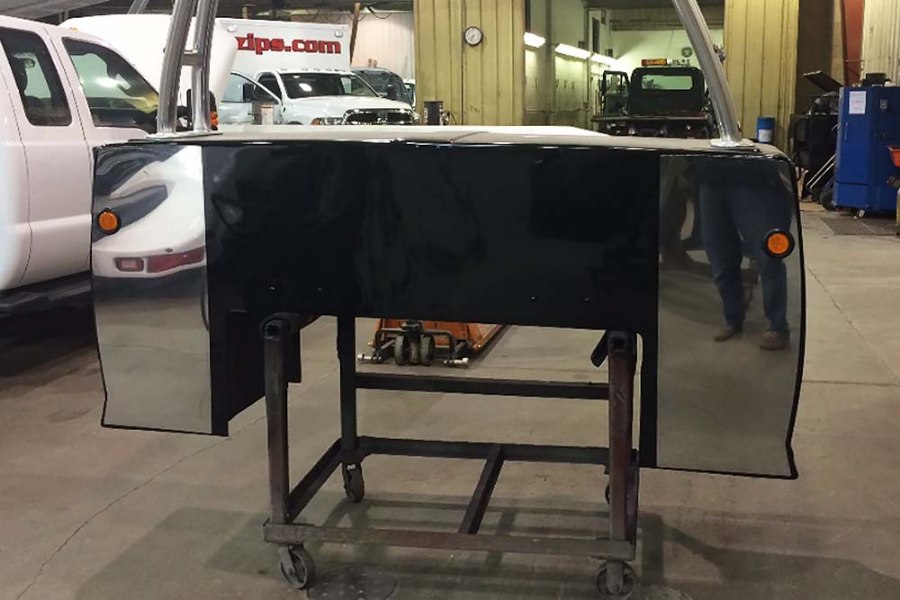 Picture of Stainless Steel Rock Guard for Composite Tunnel Box