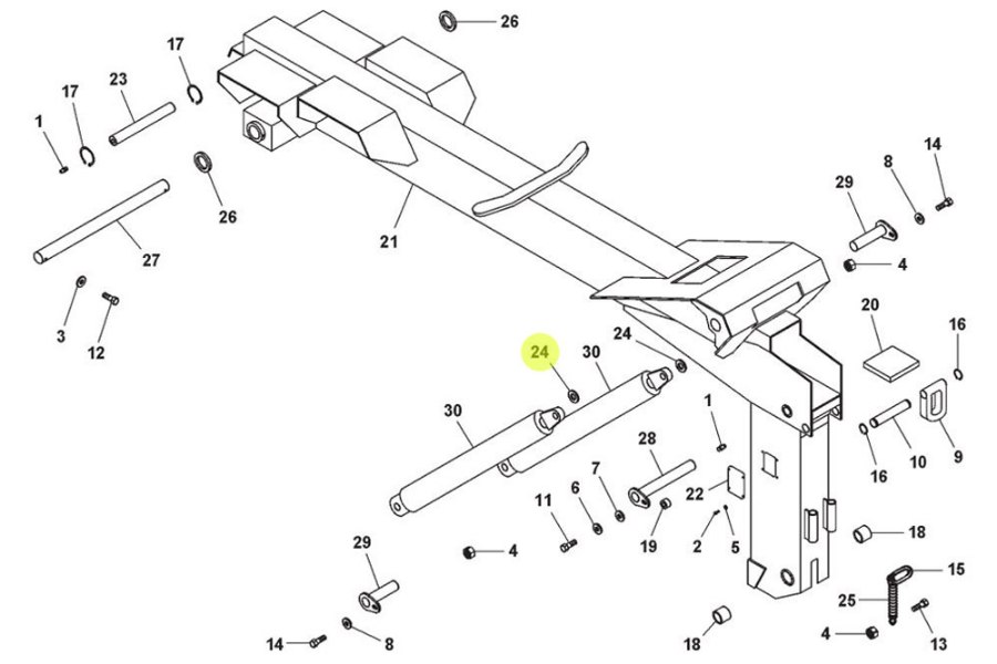 Picture of Miller Washer Plate for Lower Lift
