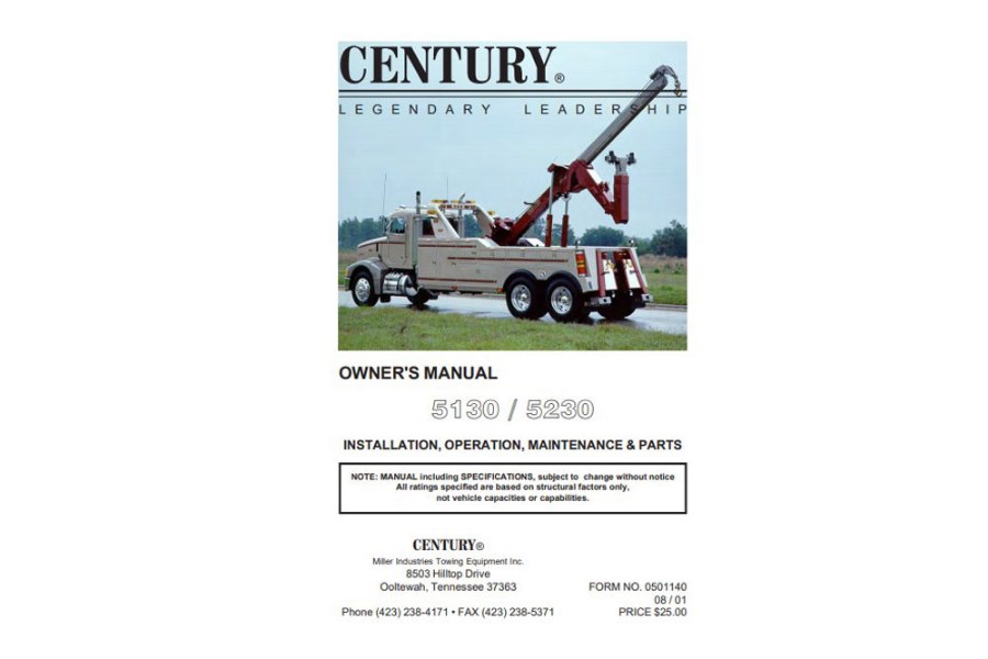 Picture of 5130/5230 Owners Manual