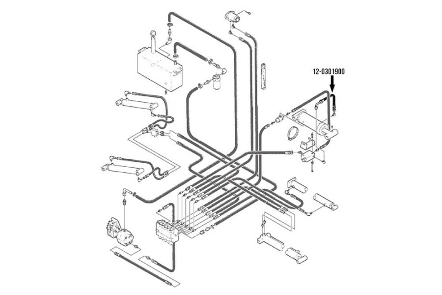 Picture of Miller Hose Assembly, 18", See 12-0301473