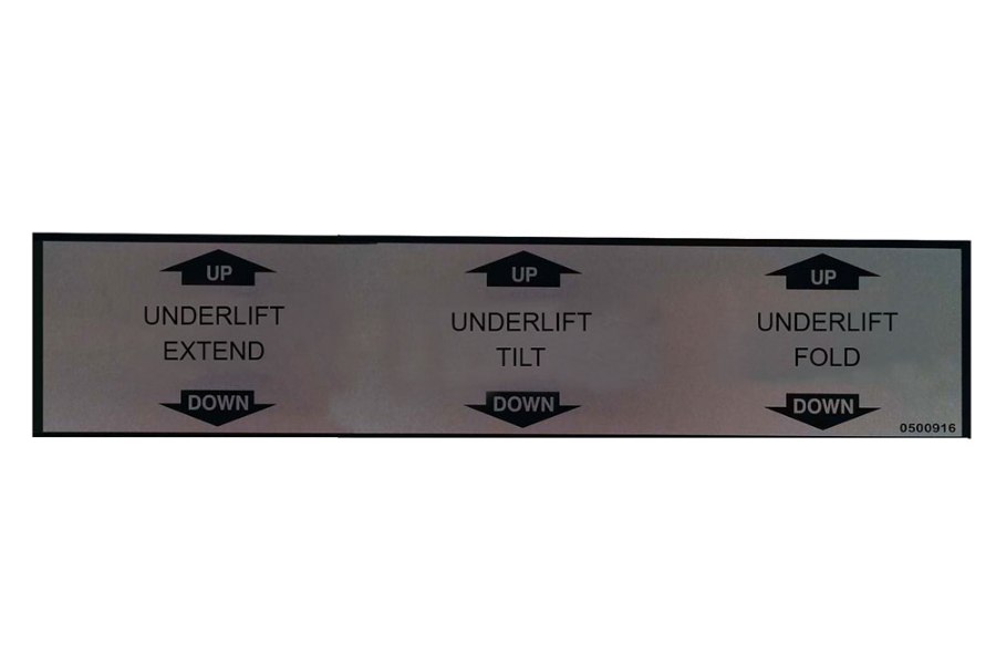 Picture of Underlift Control Panel Decal