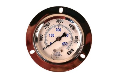 Picture of Miller Gauge, Flush Mount, 6,000 PSI