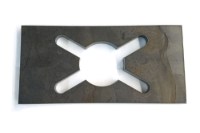 Picture of Plate  Bunny Ear(4-Way)6  Ctrs