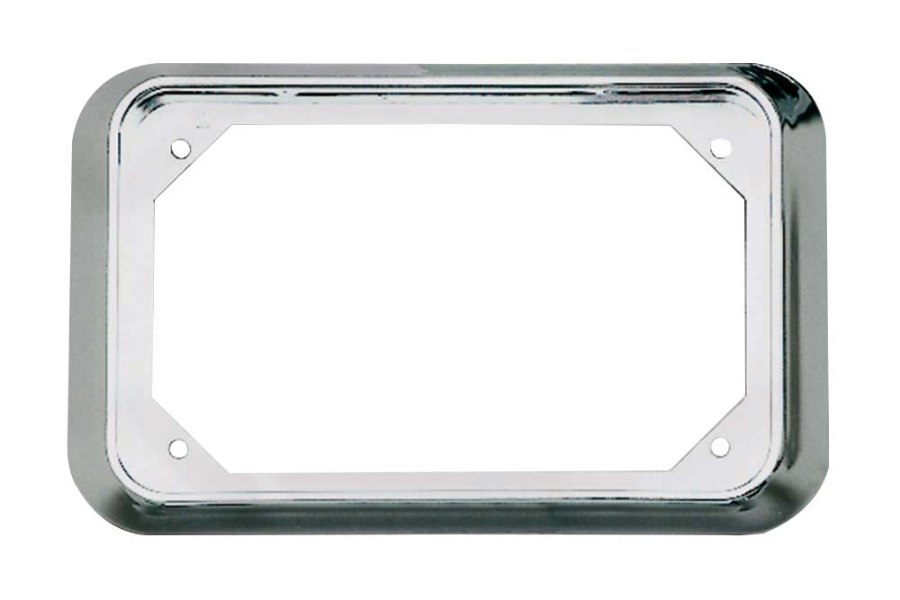 Picture of Whelen Rectangular Chrome Flange