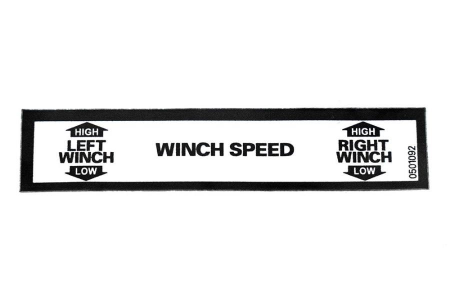 Picture of Decal  Winch Speed