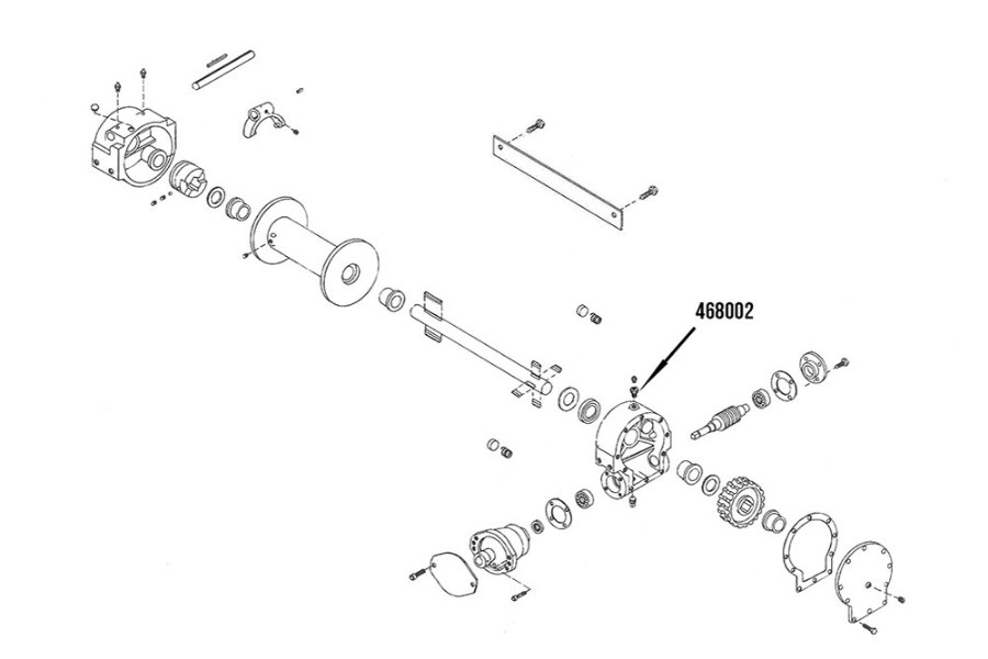 Picture of Miller Reducer, 4-Ton Hydraulic Winch, See 468002