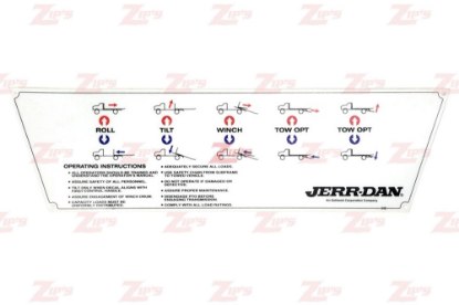 Picture of Jerr-Dan Decal Control 5 Pos IRL