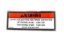 Picture of Miller Vinyl Warning Decal for L-Arm Pairs - 4,000 lbs