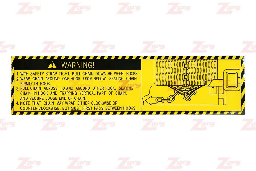 Picture of Decal, Chain Attachment