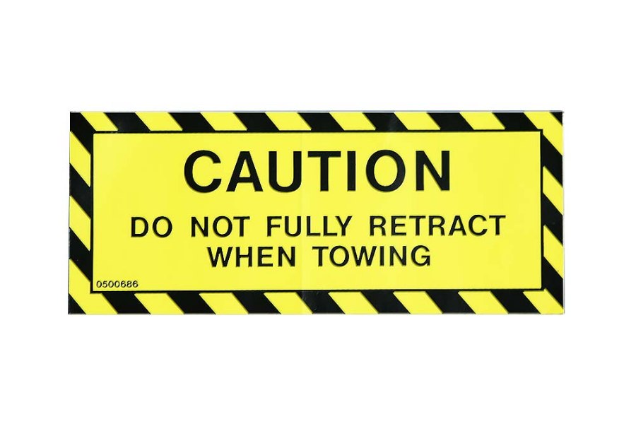 Picture of Decal, Caution, Do Not Fully Retract...