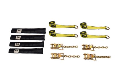 Picture of B/A Products Soft Tie-Down Kit w/D-Rings & Chain Ratchets