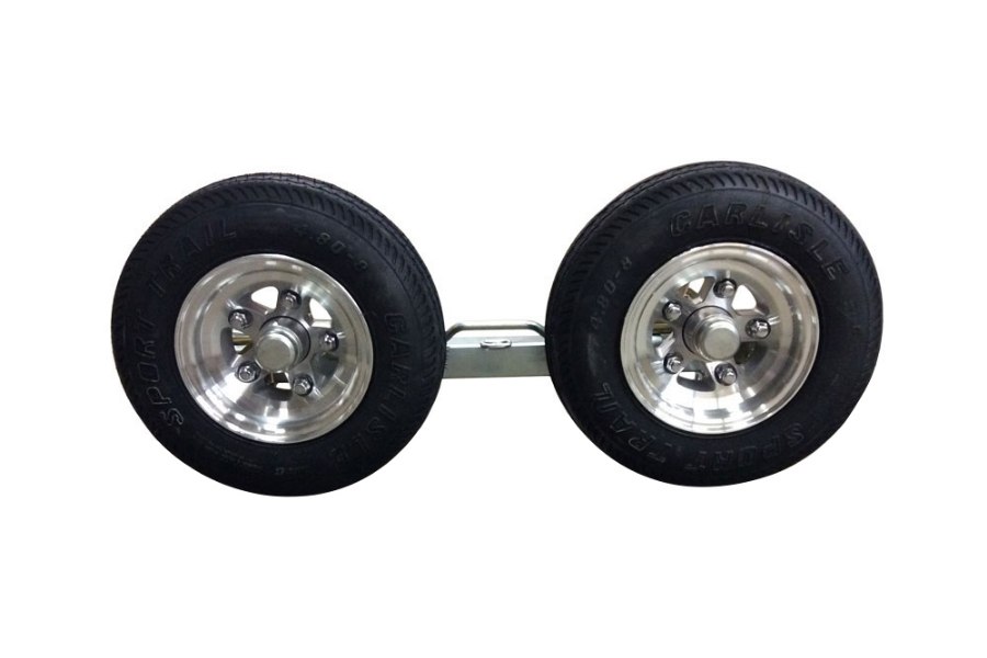 Picture of Collins Hi-Speed Dolly PRO Dolly Set Zinc Plated w/ Aluminum Axles and Aluminum Diamond Cut Wheels 4.80 x 8