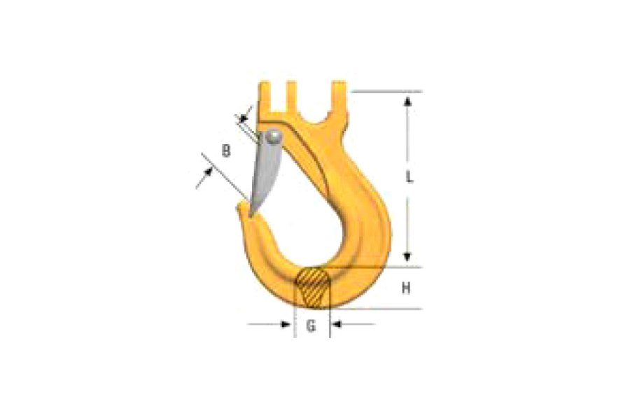Picture of Gunnebo Classic Sling Hook ESKN/SKN with Latch