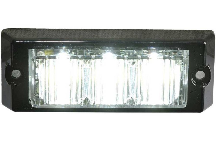 Picture of Ecco 3-LED Warning Light, Surface Mount, Class 1, White
