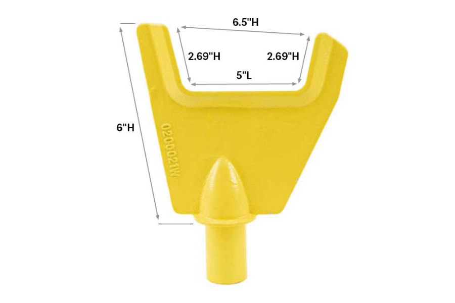 Picture of Miller Medium Axle Fork - 5" Wide Opening