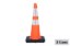 Picture of JBC Revolution Series Orange Slim Body Reflective Recessed Traffic Cone
