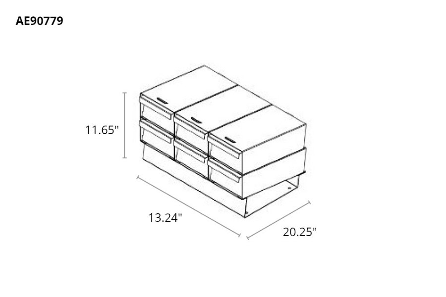 Picture of Stellar Steel Drawer Toolbox Bolt Bins