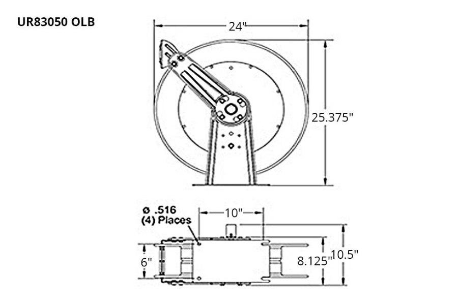 Picture of Reelcraft 80000 Series DEF Hose Reel