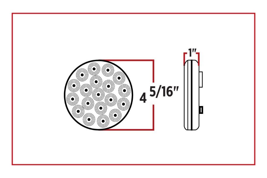 Picture of Trux Standard LED Stop, Turn and Tail Light