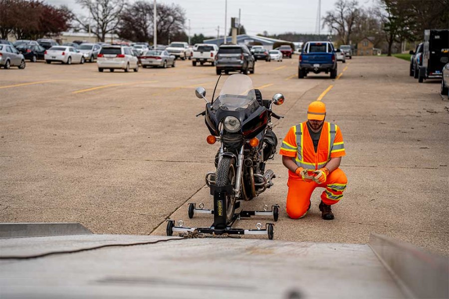 Picture of Condor Motorcycle Loader for Flat Beds