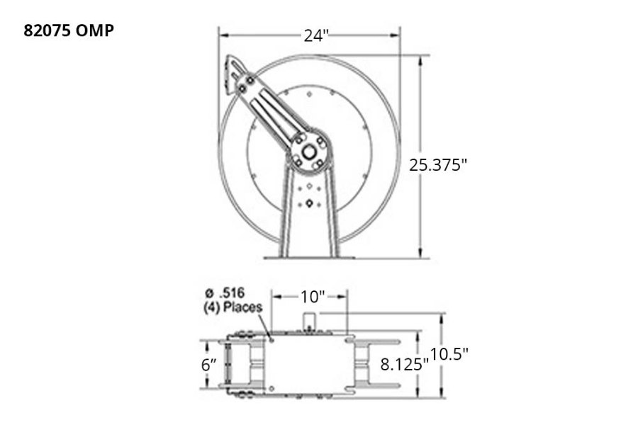 Picture of Reelcraft 80000 Series Oil Hose Reel