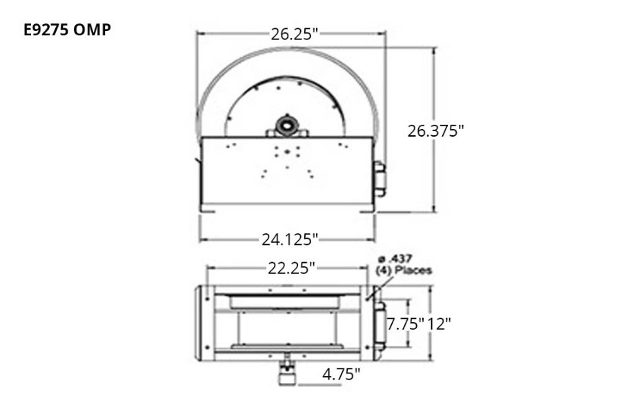 Picture of Reelcraft Series E9000 Medium Pressure Oil Reel