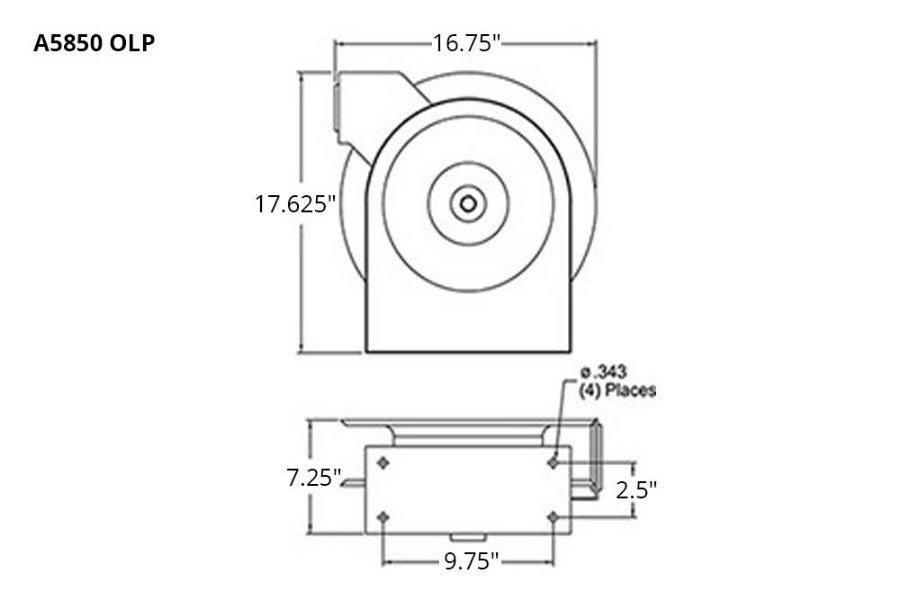 Picture of Reelcraft Premium Duty Air/ Water Hose Reel