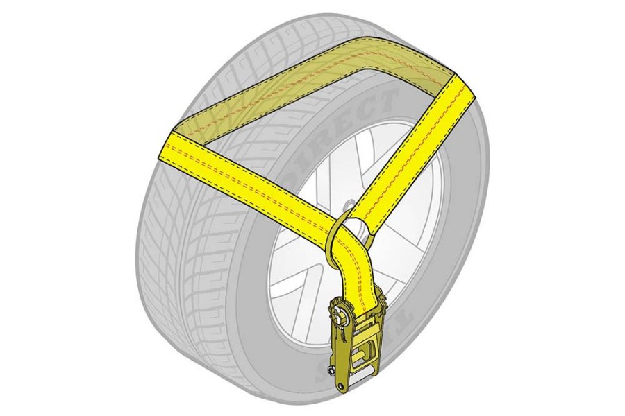 Picture of B/A Products 10' Tie Down Strap w/O-Ring