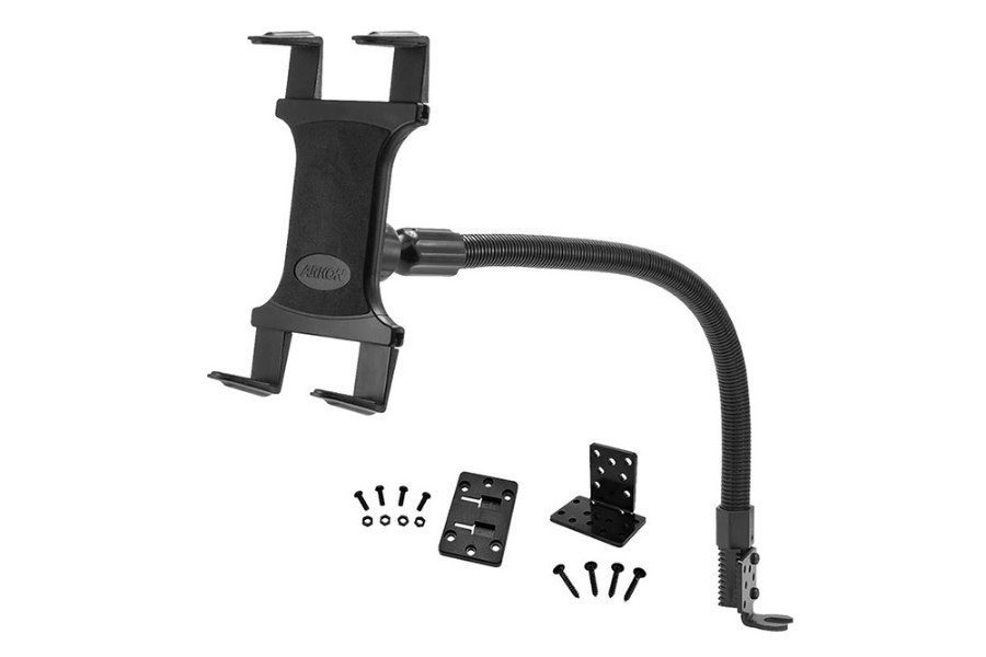 Picture of Arkon Mounts Robust Heavy-Duty Car or Truck Seat Rail or Floor Slim-Grip Tablet Mount