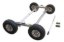 Picture of Collins G7 Hi-Speed Dolly HERO T12 Aluminum Cross Rails, Hubs, Wheels & Pry Bar