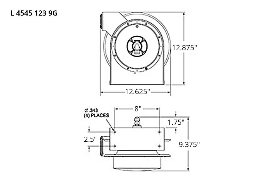 Picture of Reelcraft Premium Duty L4000 Power Cord Reels