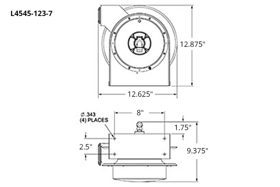 Picture of Reelcraft Premium Duty L4000 Power Cord Reels