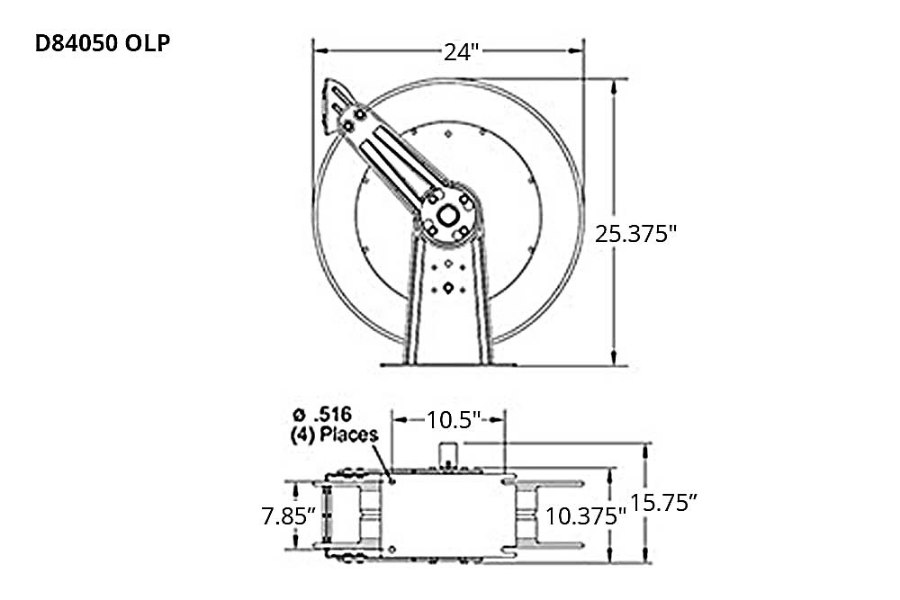 Picture of Reelcraft 80000 Series Air/Water Hose Reels