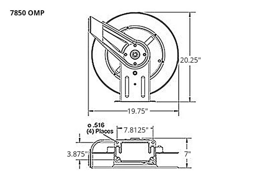 Picture of Reelcraft 7000 Series Oil Hose Reels