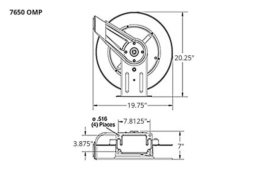 Picture of Reelcraft 7000 Series Oil Hose Reels