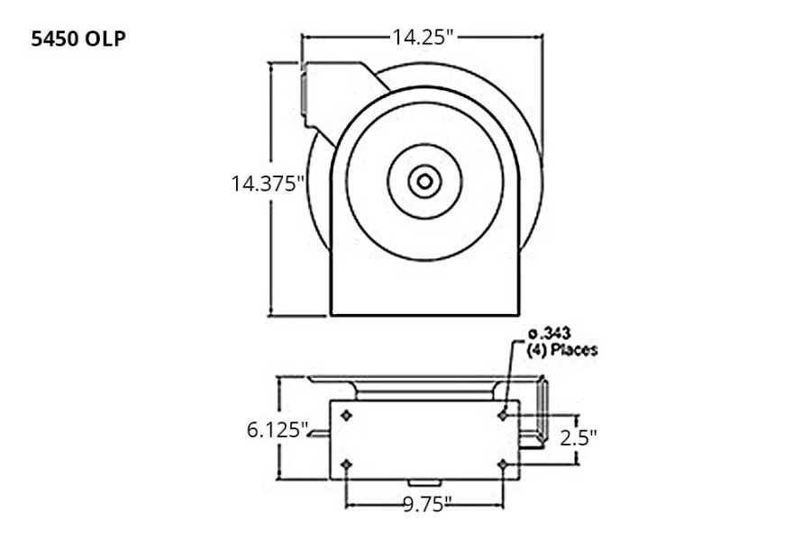 Picture of Reelcraft 5000 Series Premium Duty Air/Water Hose Reels