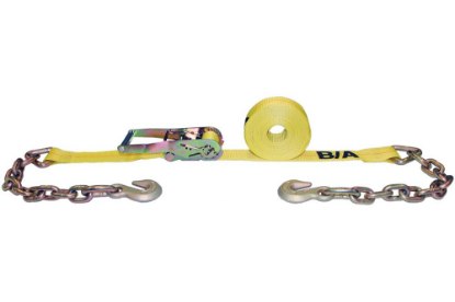 Picture of B/A Products Ratchet Tie-Down Assembly w/ Chain and Grab Hooks