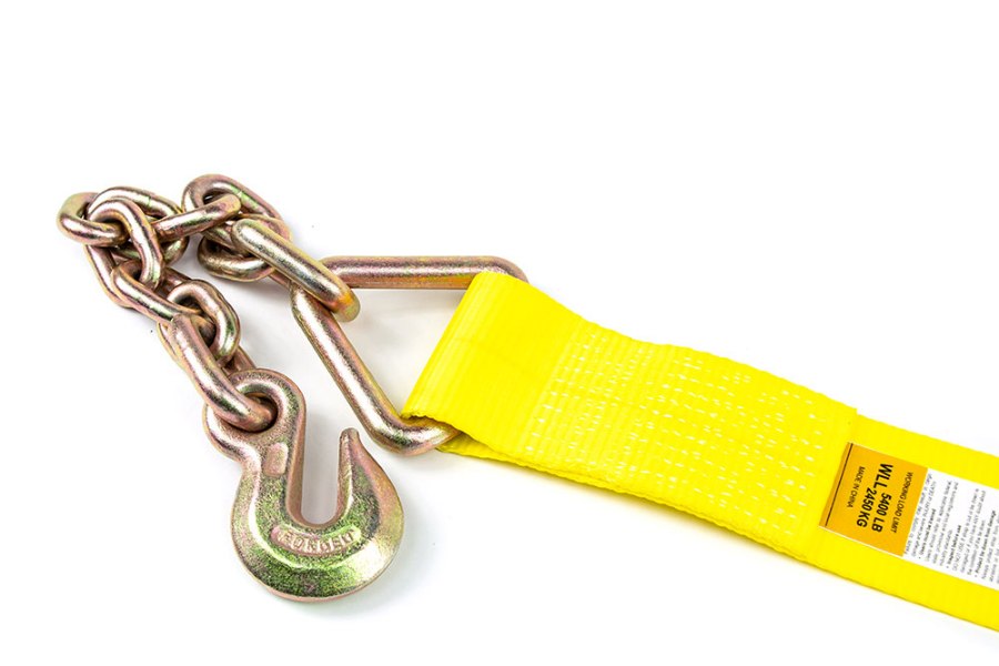 Picture of Zip's 3" Winch Straps with Chain and Grab Hook