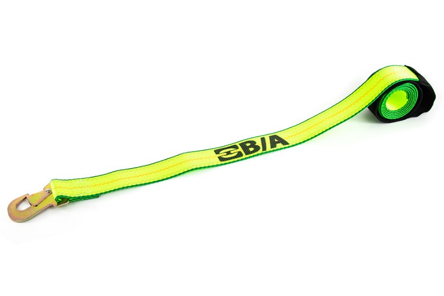 Picture of B/A Products Wheel Lift Tie-Down Strap with Flat Hook and Cordura Sleeve