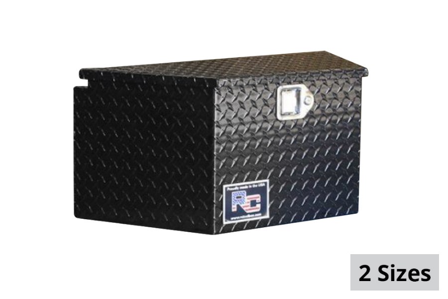 Picture of RC Industries Trailer Tongue Mount Toolbox Textured Black Powder Coat