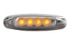 Picture of United Pacific LED Chrome Reflector Clearance Light with Clear Lens