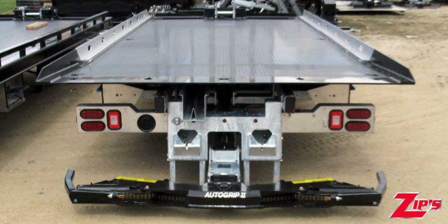 Picture of Century 10 Series 19' Steel Solid Sloped Tail Car Carrier w/Auto-Grip, Galvanized Sub-Frame & Side Puller Controls