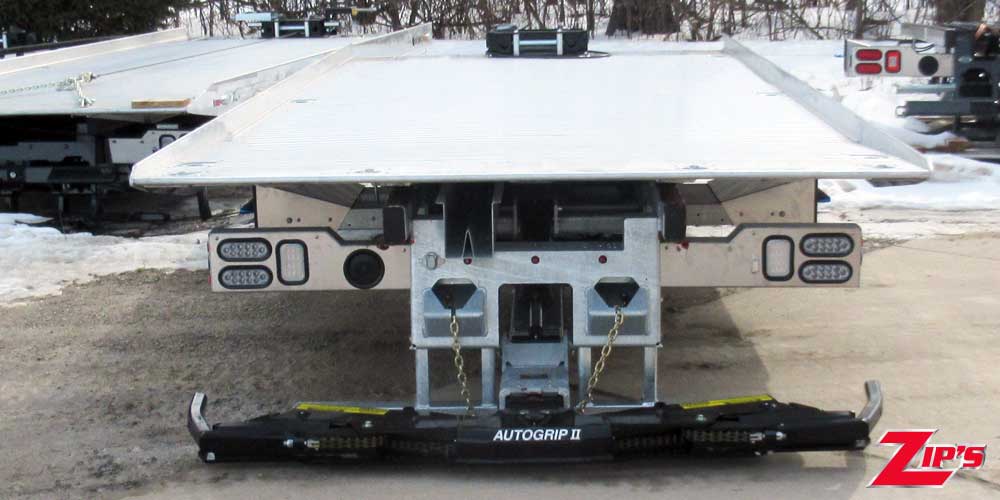 Picture of Century 10 Series 19' Aluminum Solid Sloped Tail Car Carrier w/Auto-Grip, Side Puller Controls  & Galvanized Sub-Frame
