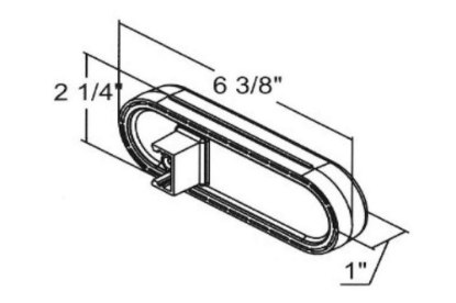 Picture of Buyers 6" Oval S/T/T Light