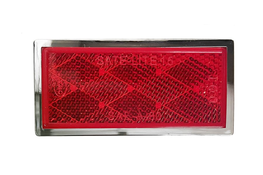Picture of RECT.REFLECTOR RED (32DB)