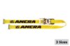 Picture of Ancra Heavy Duty Tension Limiting Ratchet Tie Down w/ Spring E Fittings