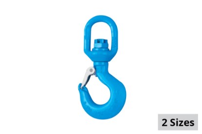 Picture of Yoke G100 Alloy Swivel Hoist Hook w/ Latch