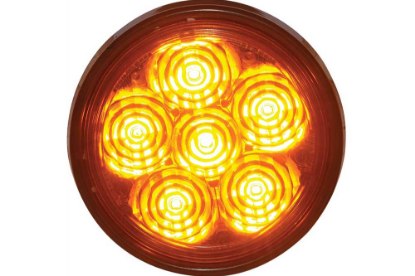 Picture of AW Direct 4"-dia. Round LED Warning Light