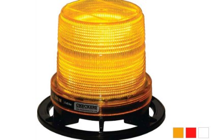 Picture of Checkers Safety Class 3 Amber LED Mini Beacon, Permanent or Magnetic Mount