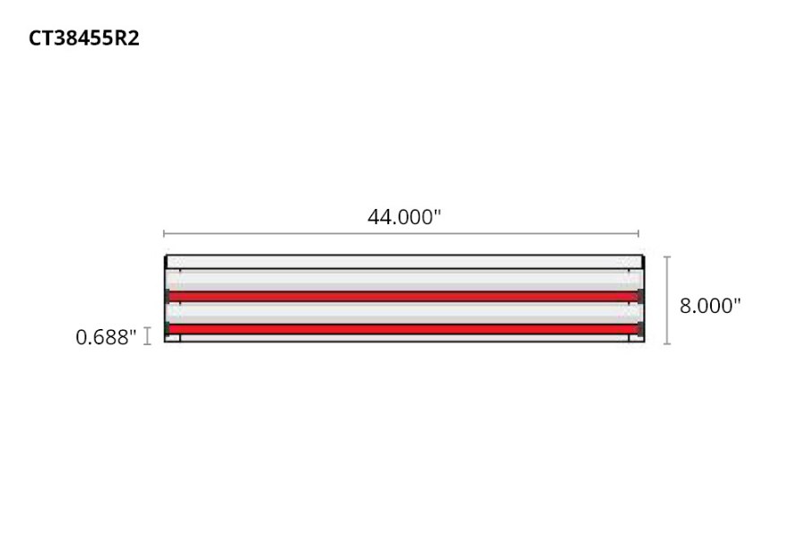 Picture of CTech 2 Drawer Red Toolbox Systems